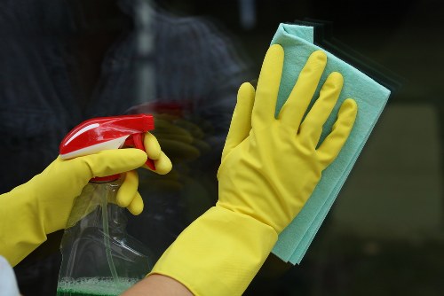 Upholstery cleaning service for a sofa in a Holland Park home