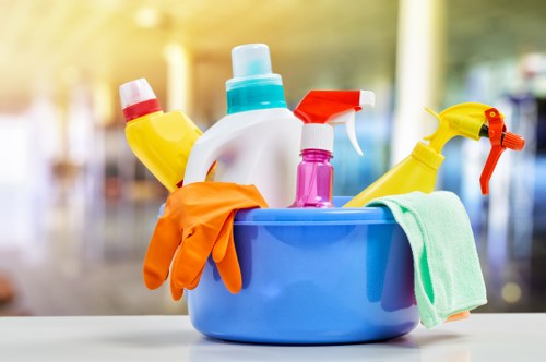 Local carpet cleaners working in a Holland Park commercial property