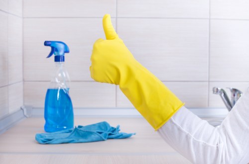 Careful cleaning of upholstered seating for a home or office