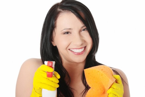 Kitchen deep cleaning during an end of tenancy service in Holland Park
