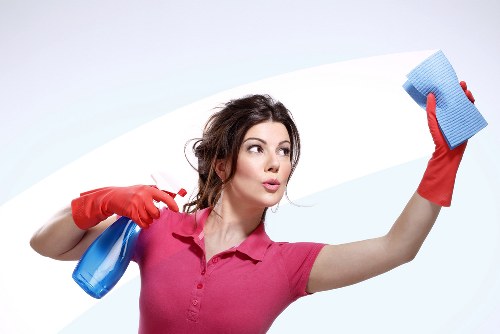 Bathroom cleaning prepared for a new occupant in Holland Park