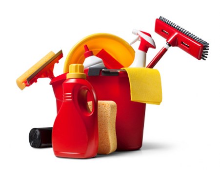 Local cleaners preparing a property for move out in Holland Park